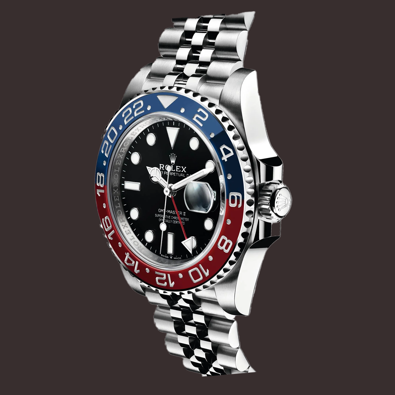 Rolex GMT Master II Premium Quality Watch Blue-Red